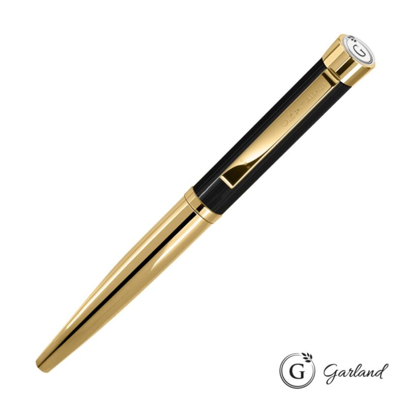 Custom Garland® Executive Monogram Rollerball Pen - Gold - 3