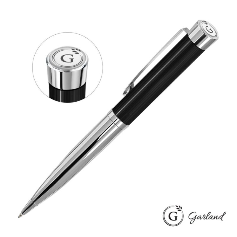 Custom Garland® Executive Monogram Twist Pen - Chrome - 4