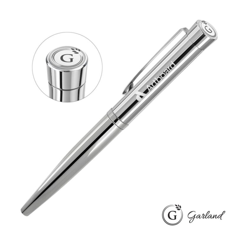 Custom Garland® Executive Signature Rollerball Pen - Chrome