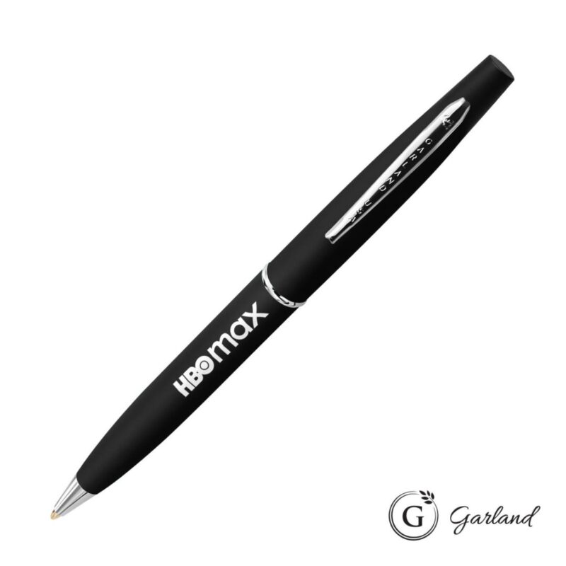 Custom Garland® Hamilton Ballpoint Pen - Chrome Accent - 2