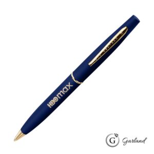 Custom Garland® Hamilton Ballpoint Pen - Gold Accent