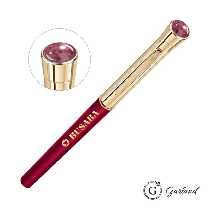 Custom Garland® Monogram Aura Rollerball Pen - Gold - 3