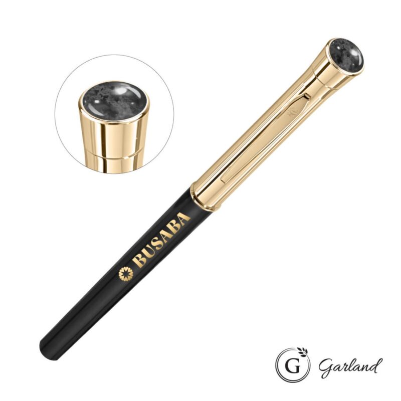 Custom Garland® Monogram Aura Rollerball Pen - Gold