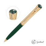 Custom Garland® Monogram Aura Twist Ballpoint Pen - Gold - 8