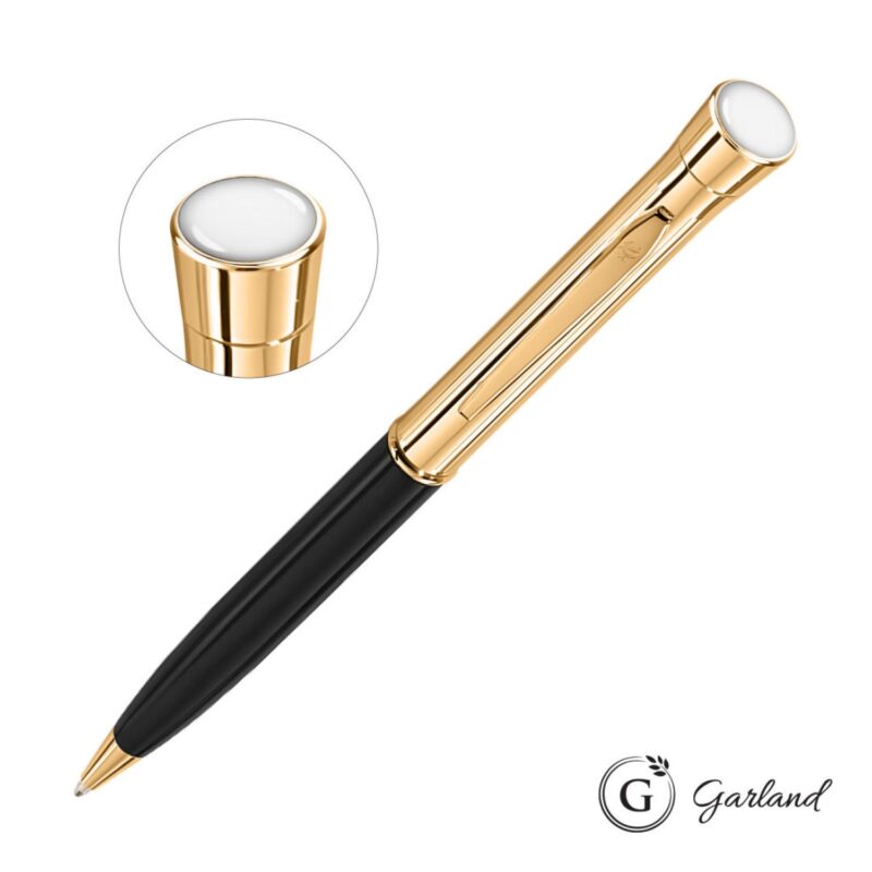 Custom Garland® Monogram Custom Twist Ballpoint Pen - Gold - 5