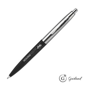 Custom Garland® Monument Ballpoint Clicker Pen - Chrome Accent