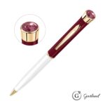 Custom Garland® Patriot Aura Ballpoint Twist Pen - Gold Accent - 7
