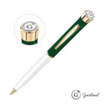 Custom Garland® Patriot Ballpoint Twist Pen - Gold Accent - 8