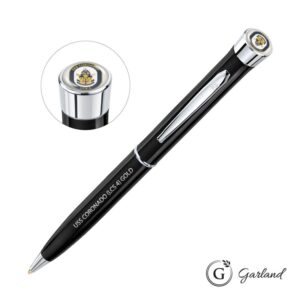 Custom Garland® Patriot Custom Ballpoint Twist Pen - Chrome Accent