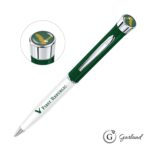 Custom Garland® Patriot Custom Ballpoint Twist Pen - Chrome Accent - 4