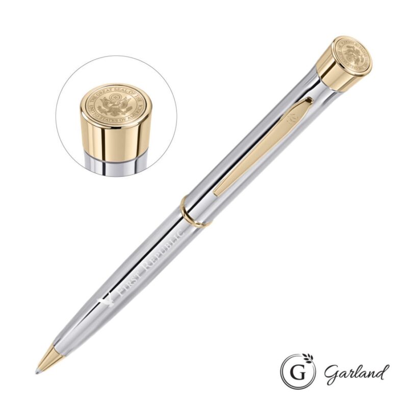 Custom Garland® Signature Custom Emblem Twist Pen - Chrome - 2