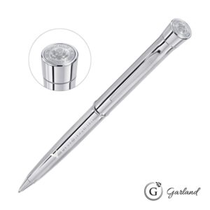 Custom Garland® Signature Custom Emblem Twist Pen - Chrome