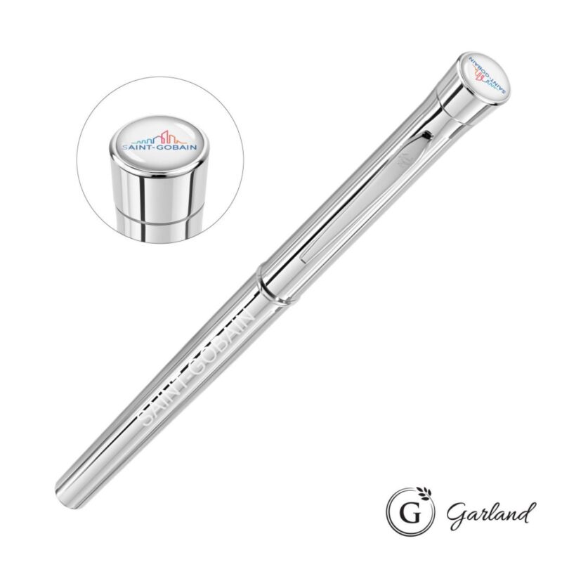Custom Garland® Signature Custom Rollerball Pen - Chrome