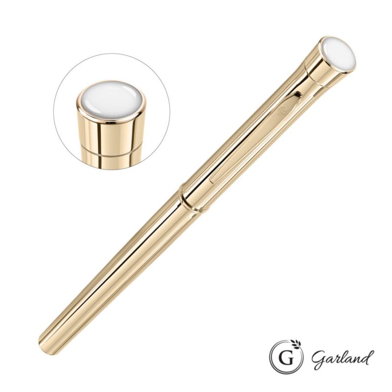 Custom Garland® Signature Custom Rollerball Pen - Gold - 4