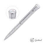 Custom Garland® Signature Custom Twist Ballpoint Pen - Chrome