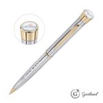 Custom Garland® Signature Custom Twist Ballpoint Pen - Chrome - 2