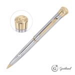 Custom Garland® Signature Emblem Twist Ballpoint Pen - Chrome - 2