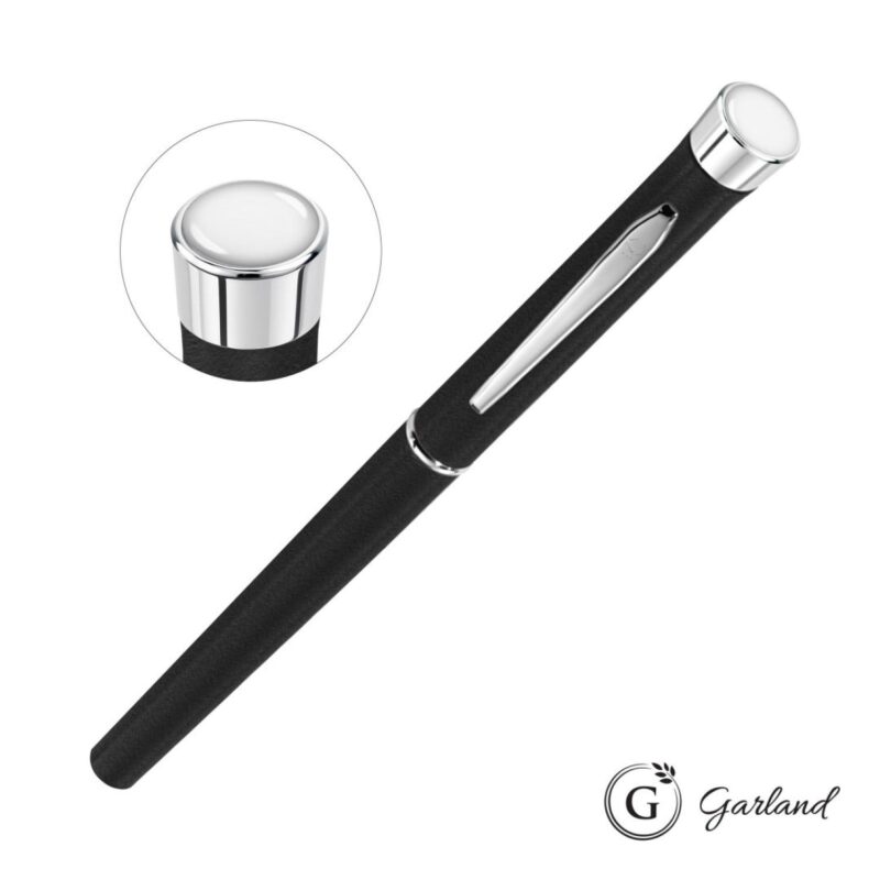 Custom Garland® Tactical Custom Textured Rollerball Pen - Chrome - 4