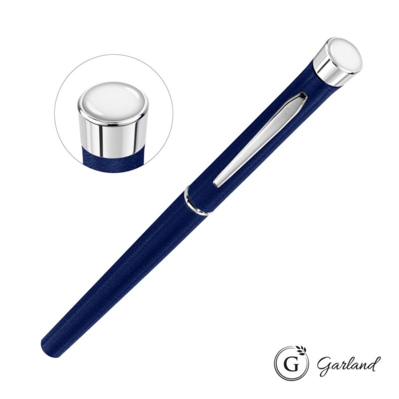 Custom Garland® Tactical Custom Textured Rollerball Pen - Chrome - 5