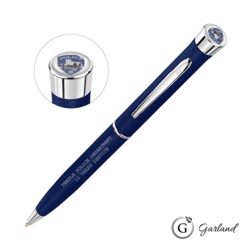 Custom Garland® Tactical Custom Textured Twist Pen - Chrome - 2