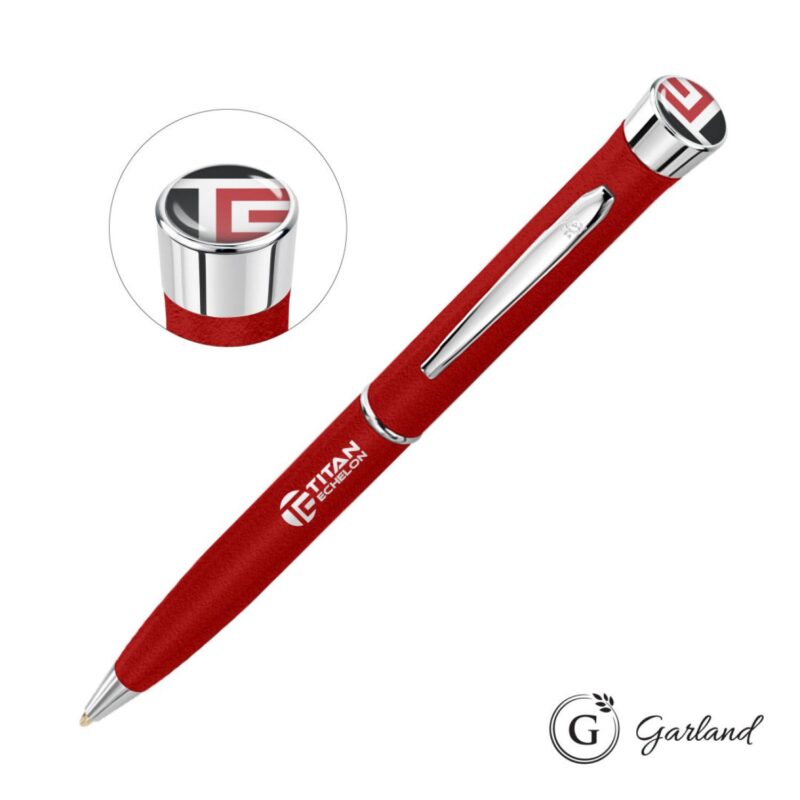 Custom Garland® Tactical Custom Textured Twist Pen - Chrome - 3