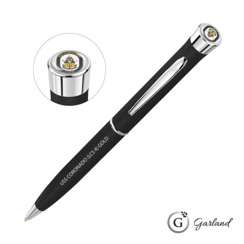 Custom Garland® Tactical Custom Textured Twist Pen - Chrome