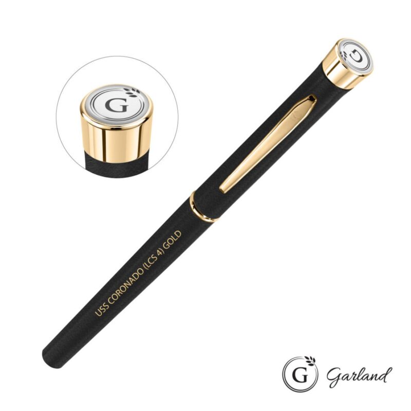 Custom Garland® Tactical Textured Rollerball Pen - Gold