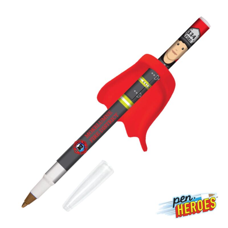 Custom Pen Heroes™ Hometown Series Male w/Cape Pen