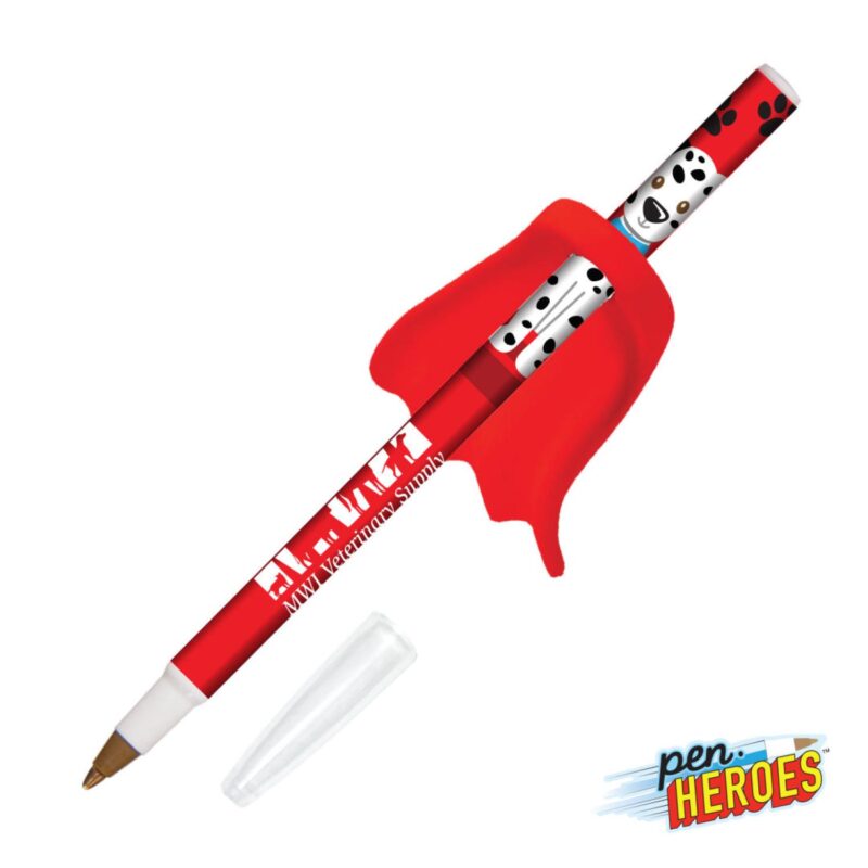 Custom Pen Heroes™ Pet Series dog w/Cape Pen - 2