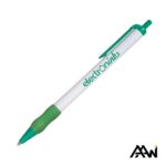 Custom Value Slim Grip Pen w/Glossy Barrel & Matte Colored Trim - 4