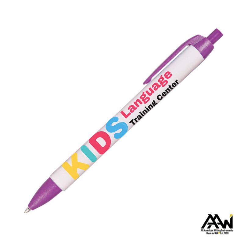 Custom Widebody Pen Vividprint™ Barrel - Matte Colored Accent - 4