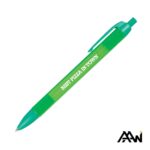 Custom Widebody Pen w/Translucent Barrel - Matte Colored Accent - 2