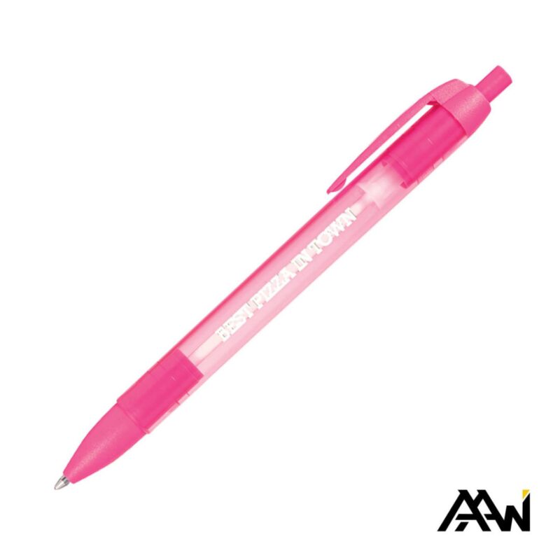 Custom Widebody Pen w/Translucent Barrel - Matte Colored Accent - 4