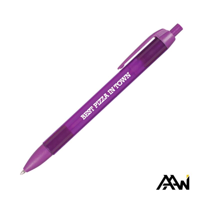 Custom Widebody Pen w/Translucent Barrel - Matte Colored Accent - 5