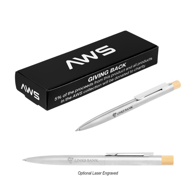 Custom Aws Recycled Stainless Steel Pen
