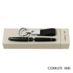 Custom Cerruti 1881® Bicolore Rollerball Pen & Zoon Key Ring Set - 1