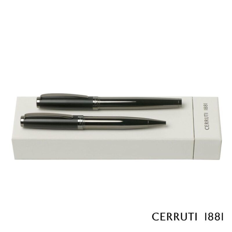 Custom Cerruti 1881® Hamilton Ballpoint Pen & Rollerball Pen Set - 1