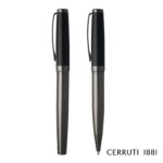 Custom Cerruti 1881® Hamilton Ballpoint Pen & Rollerball Pen Set - 3