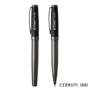 Custom Cerruti 1881® Hamilton Ballpoint Pen & Rollerball Pen Set