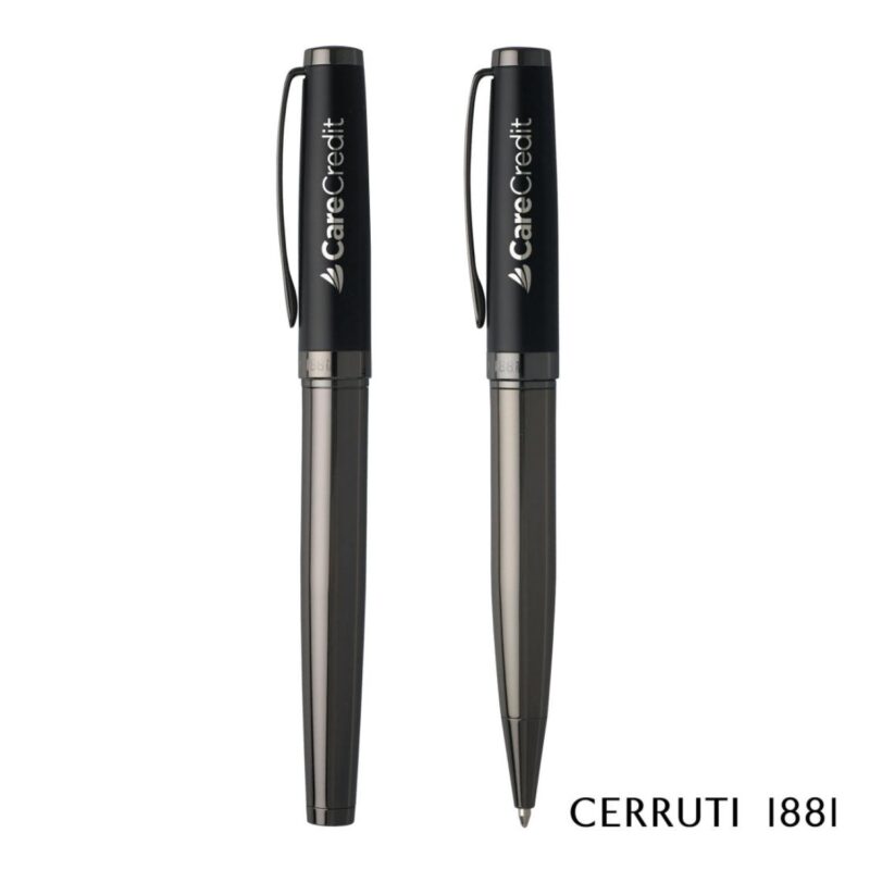Custom Cerruti 1881® Hamilton Ballpoint Pen & Rollerball Pen Set