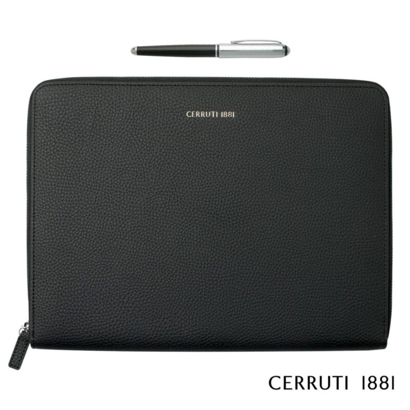 Custom Cerruti 1881® Miles Fountain Pen & Hamilton A4 Folder Set - 3