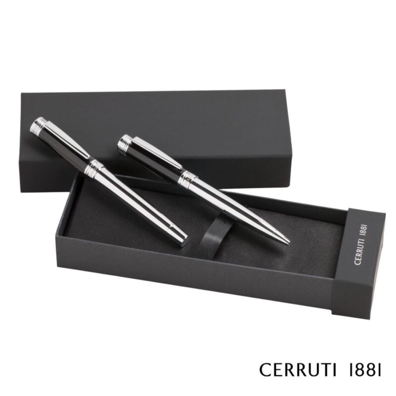 Custom Cerruti 1881® Zoom Classic Ballpoint Pen & Fountain Pen Set - 1