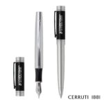 Custom Cerruti 1881® Zoom Classic Ballpoint Pen & Fountain Pen Set - 2