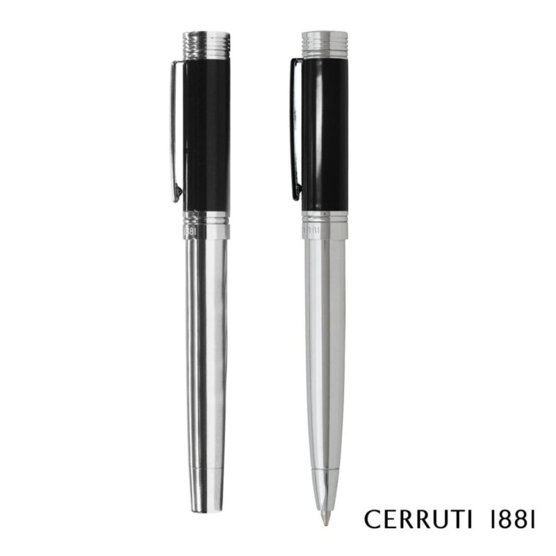 Custom Cerruti 1881® Zoom Classic Ballpoint Pen & Fountain Pen Set - 3