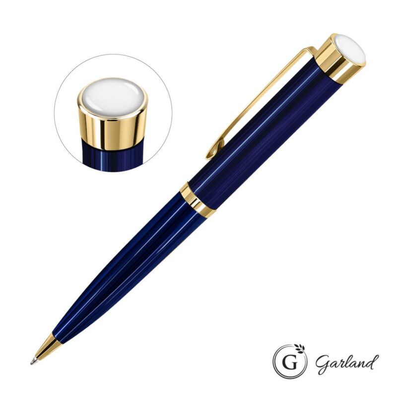 Custom Garland® Executive Custom Color Ballpoint Twist Pen - Gold - 8