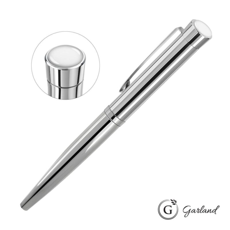 Custom Garland® Executive Custom Signature Rollerball Pen - Chrome - 1