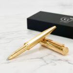 Custom Garland® Executive Signature Emblem Rollerball Pen - Gold - 4
