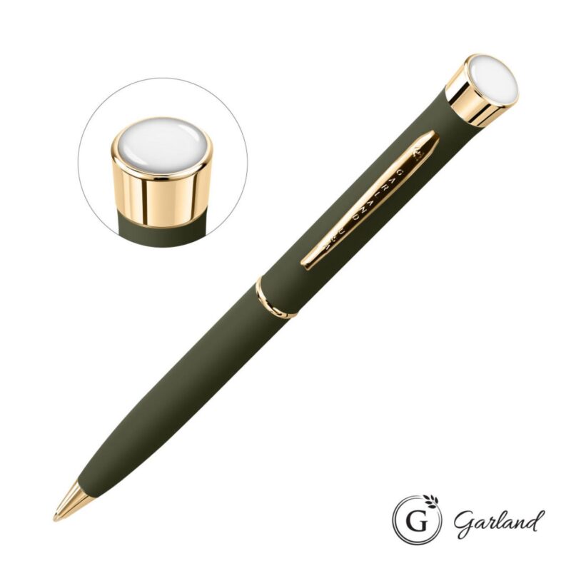 Custom Garland® Freedom Custom Ballpoint Pen - Gold Accent - 7