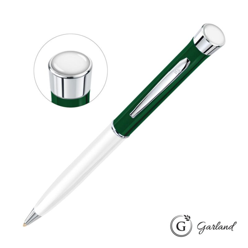 Custom Garland® Patriot Custom Ballpoint Twist Pen - Chrome Accent - 9
