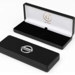 Custom Garland® Signature Emblem Rollerball Pen - Chrome - 3